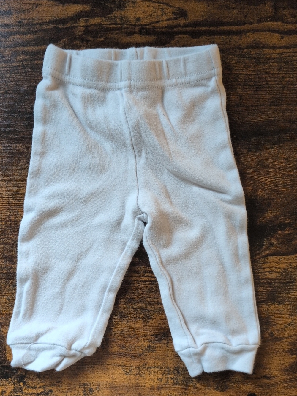 5/$25 Necessities Baby Neutral Light Gray Fleece Pants 0-3M